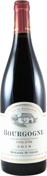 capture du vin Bourgogne Côte-d’or Rouge 2019