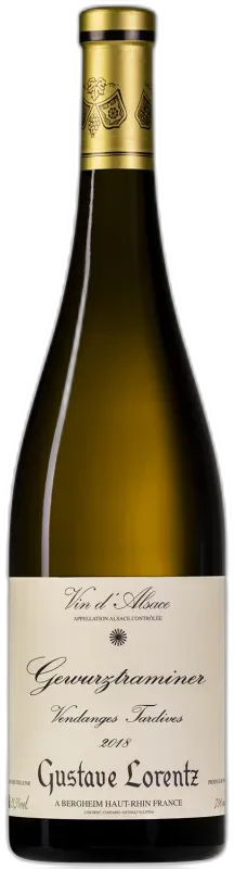 photo Alsace Gewurztraminer Vendanges Tardives Altenberg de Bergheim Blanc 2018