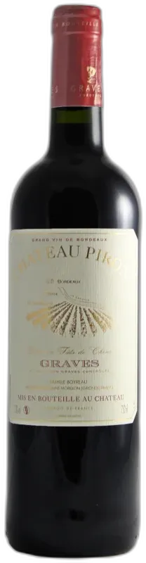 vue du vin Château Piron Rouge