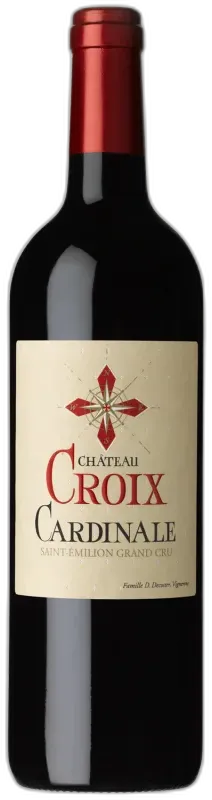 illustration du vin Château Croix Cardinale Saint-Emilion Grand Cru Rouge 2018