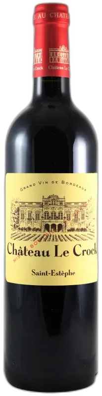 photo du vin Château le Crock Cru Bourgeois Rouge 2020
