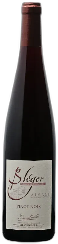 photo Alsace Pinot Noir l’Inoubliable Rouge