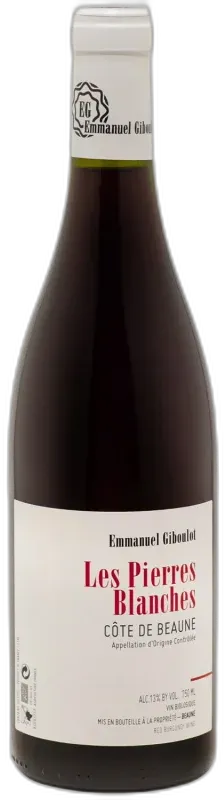 vue du vin Côte de Beaune les Pierres Blanches Rouge