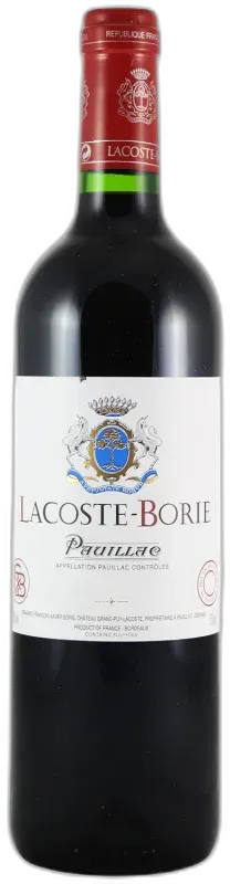 photo Lacoste-Borie Rouge 2020