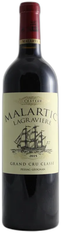 image du vin Château Malartic-Lagravière Rouge 2015
