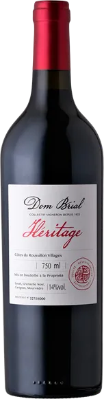 photo Côtes du Roussillon Villages Héritage Rouge 2020