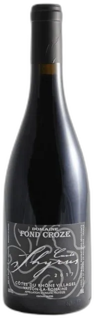 photo Côtes du Rhône Villages Vaison-la-Romaine Cuvée Shyrus Rouge 2017