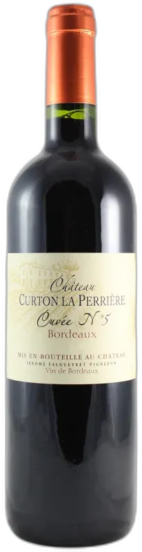 image du vin Château Curton la Perriere n°5 Rouge 2020
