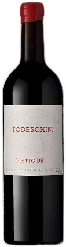aperçu du vin Château Mangot Saint-Emilion Grand Cru Todeschini Distique Rouge 2021