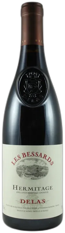 vue du vin Hermitage les Bessards Rouge 2018