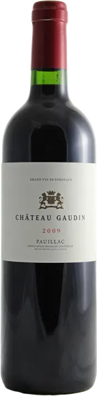image du vin Château Gaudin Rouge 2009