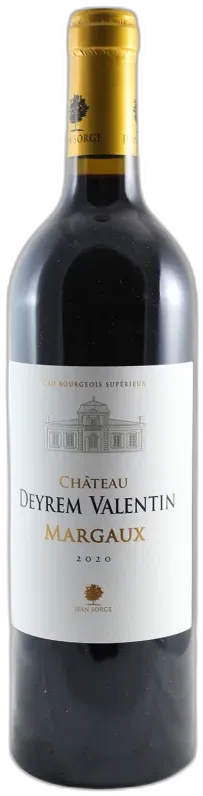 aperçu du vin Château Deyrem-Valentin Rouge 2020