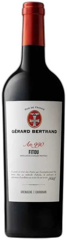 vue du vin Fitou Héritage an 990 Rouge 2022