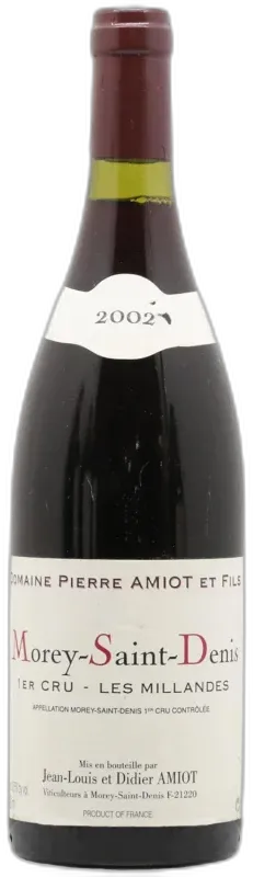 photo Morey-Saint-Denis 1er Cru les Millandes Rouge 2014