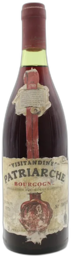 image du vin Bourgogne "Cuvée Visitandines" 1976 Patriarche Père et Fils