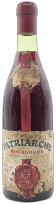 photo du vin Bourgogne "Cuvée Visitandines" 1967 Patriarche