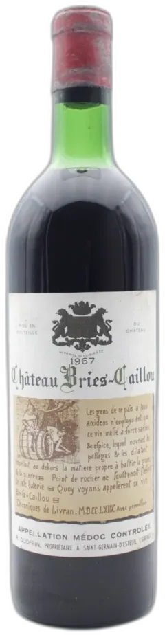 photo du vin Château Bries-Caillou