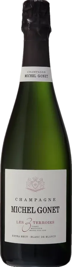 photo Champagne Michel Gonet les 3 Terroirs Blanc de Blancs Grand Cru Extra Brut 2019