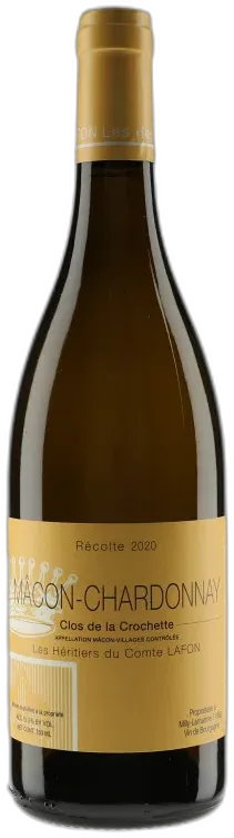 image du vin Mâcon Chardonnay Clos de la Crochette