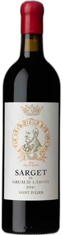 image du vin Sarget de Gruaud Larose