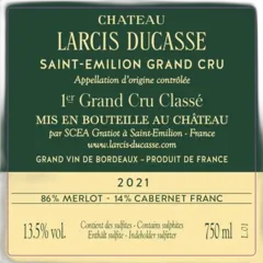 photo du vin Larcis Ducasse