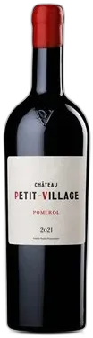 vue du vin Petit Village Pomerol 2021