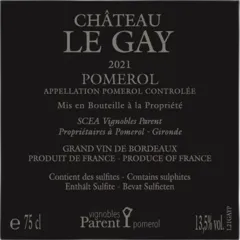 photo du vin Le Gay