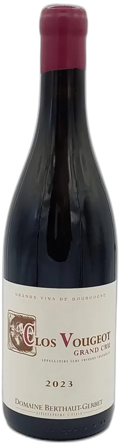 photo du vin Bourgogne Clos Vougeot Grand Cru 2023 Domaine Berthaut Gerbet