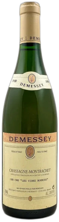 photos du vin Demessey Chassagne Montrachet 1er Cru Les Vides Bourses