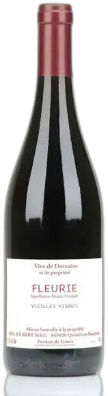 photo du vin Fleurie Vieilles Vignes Vin Rouge du Beaujolais Sans Sulfite Ajouté