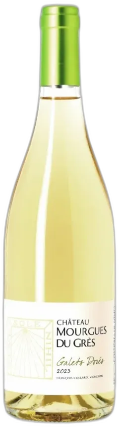 illustration du vin Costières de Nîmes "Galets Dorés" Blanc Château Mourgues du Grès