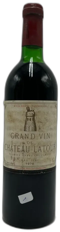illustration du vin Château Latour 1978