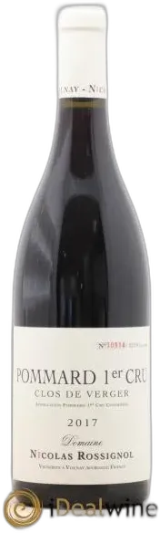 photo du vin Clos de Verger