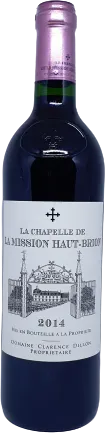 image du vin Pessac-Léognan la Chapelle de la Mission-Haut-Brion 2014