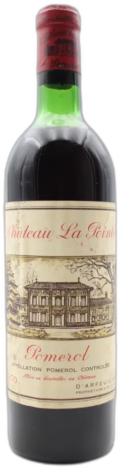 photo du vin Château la Pointe 1970