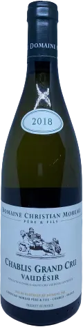 photo du vin Chablis Grand Cru Vaudésir Christian Moreau 2018