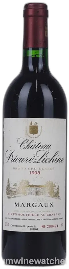capture du vin Prieure Lichine