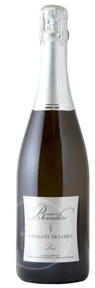 vue du vin Crémant de Loire Brut Domaine la Bonnelière