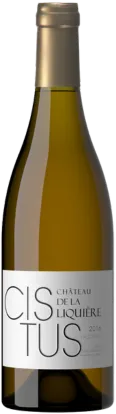 vue du vin Faugères Château de la Liquière Cistus