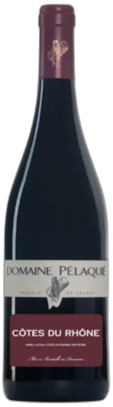 image du vin 2022 Rouge Côtes du Rhône Domaine Pélaquié