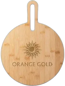 vue du vin Planche à Fromage Orange Gold