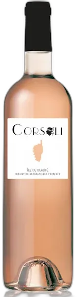 aperçu du vin Corsoli Rosé Igp Île de Beauté Corse
