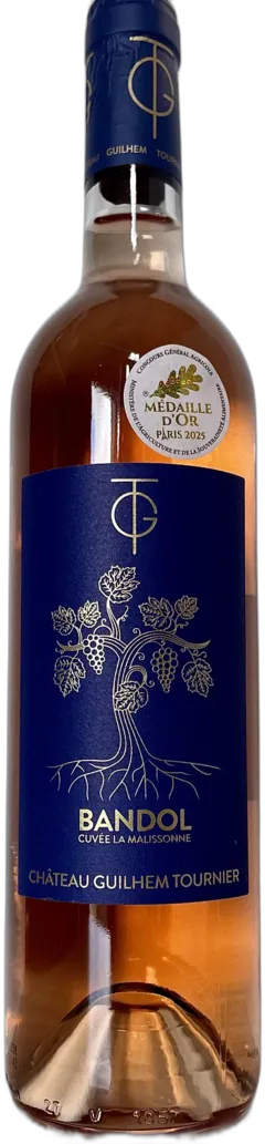 image du vin Bandol Aoc ch Guilhem Tournier Cuvée la Malissonne a Bio