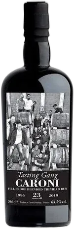 photos du vin Caroni Guyana 23 Ans Blend Tasting Gang