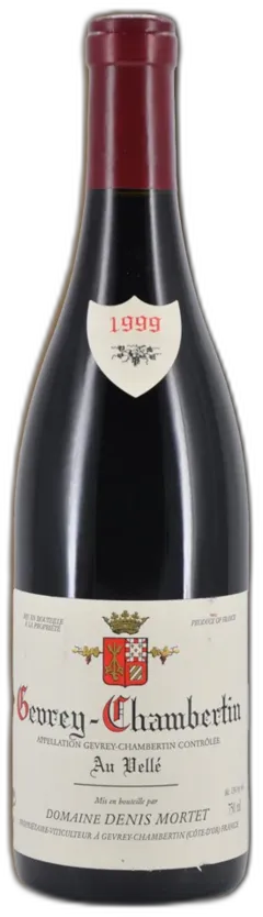 vue du vin Gevrey-Chambertin au Velle 1999