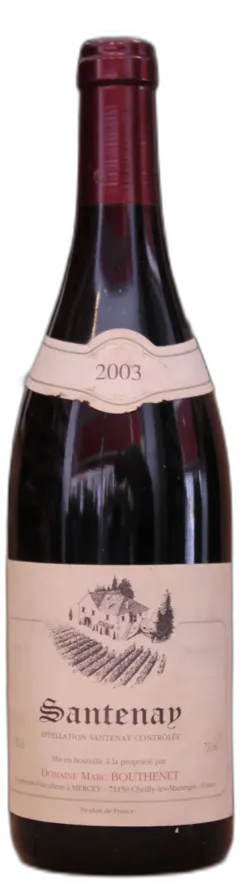photo Santenay 2003 Domaine Marc Bouthenet