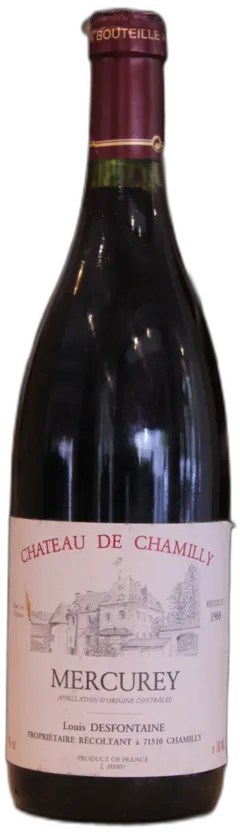 photo Mercurey 1988 Chateau de Chamilly