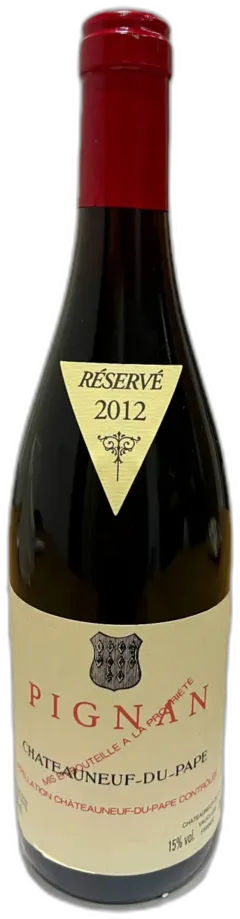 image du vin Châteauneuf du Pape Pignan Réserve