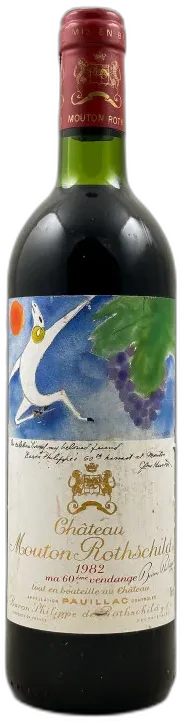 photo Mouton Rothschild Pauillac 1982