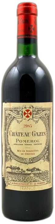 photo du vin Gazin Pomerol 1985